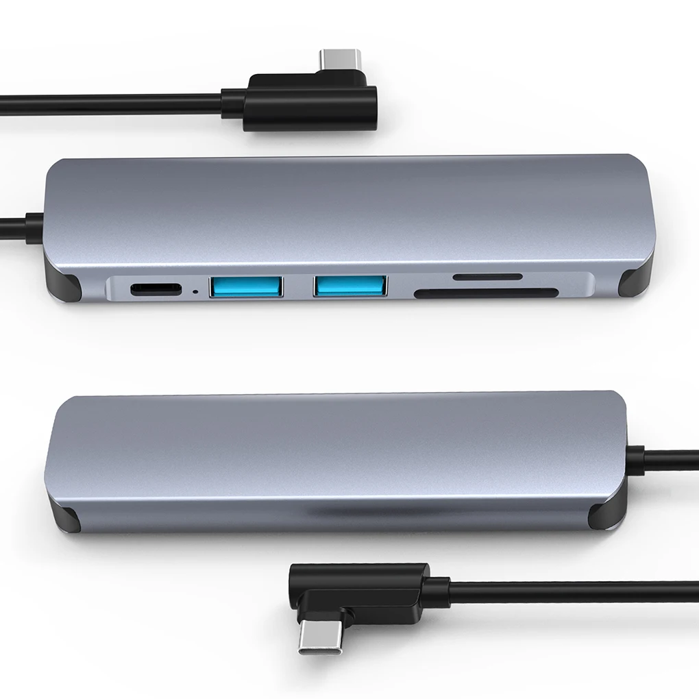 

6 in 1 USB Type-c Hub Connector Tool Cable Converter Dock Station