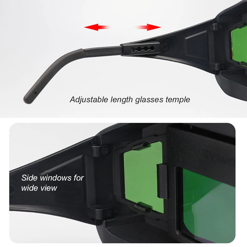 

Safety Glasses Welder Glasses Eye Protection LCD Dimming PP+PC Parts Solar