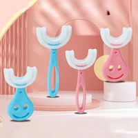 baby toothbrush childrens teeth oral care cleaning brush convenient and simple silicone baby toothbrush