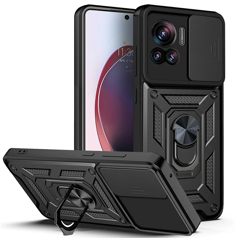 

For Motorola Edge 30 Pro Case Magnetic Ring Stand Holder Armor Cases For Moto Edge 20Pro Edge20 Back Cover