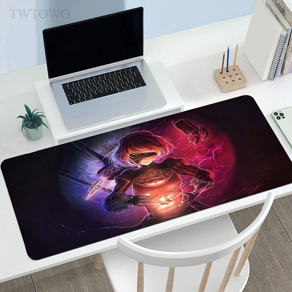 

Nier Automata Mouse Pad Gamer Large Home Desk Mats keyboard pad Anti-slip Office Carpet Natural Rubber Desktop Mouse Pad