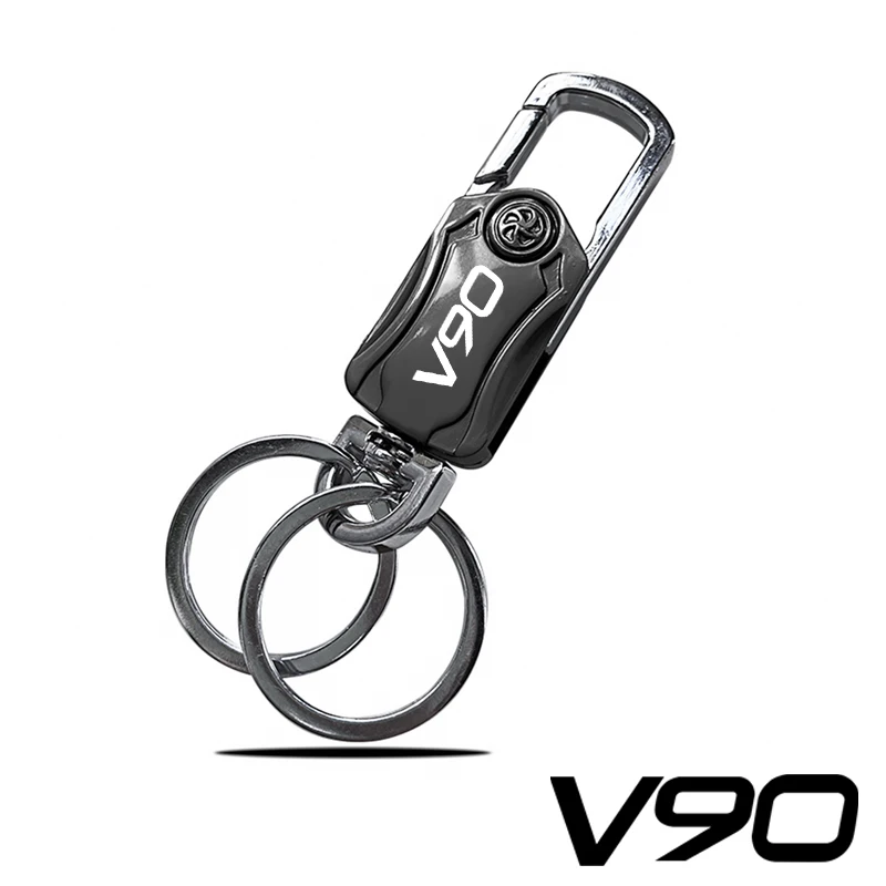

JDM Keychain Rings Key Chain Precious Metal for Volvo V90 Car Accessories