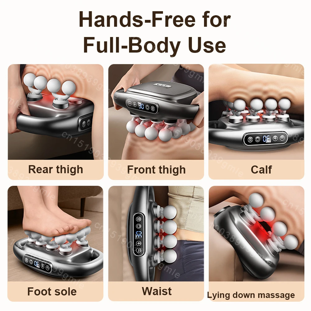 16-головочный фасциальный пистолет инфракрасный нагрев вибрационный массажный