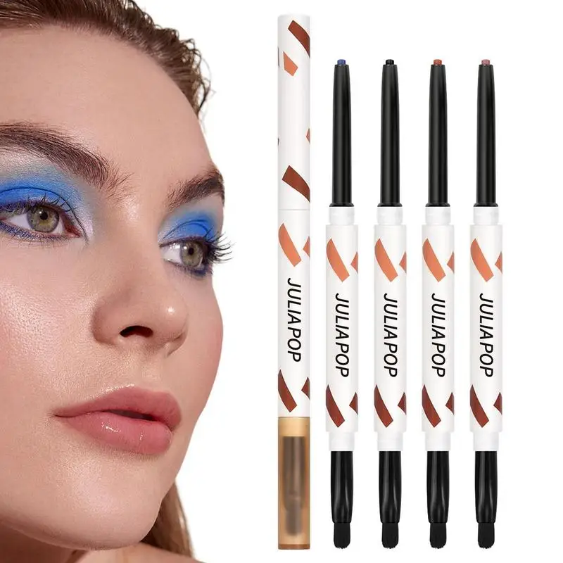 

Eye Liner 4pcs Mechanical Eyeliner Pencil Stay On Eye Liner Anti-Perspiration Waterproof Strong Color Stroking Effect For