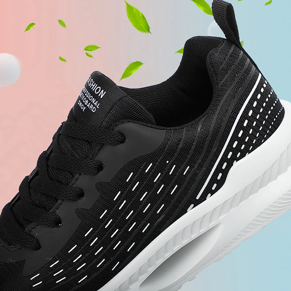 Loekeah Ladies Casual Shoes Light Weight Running Sneakers Outdoor Sports Breathable Mesh Female Walking Jogging Footwear