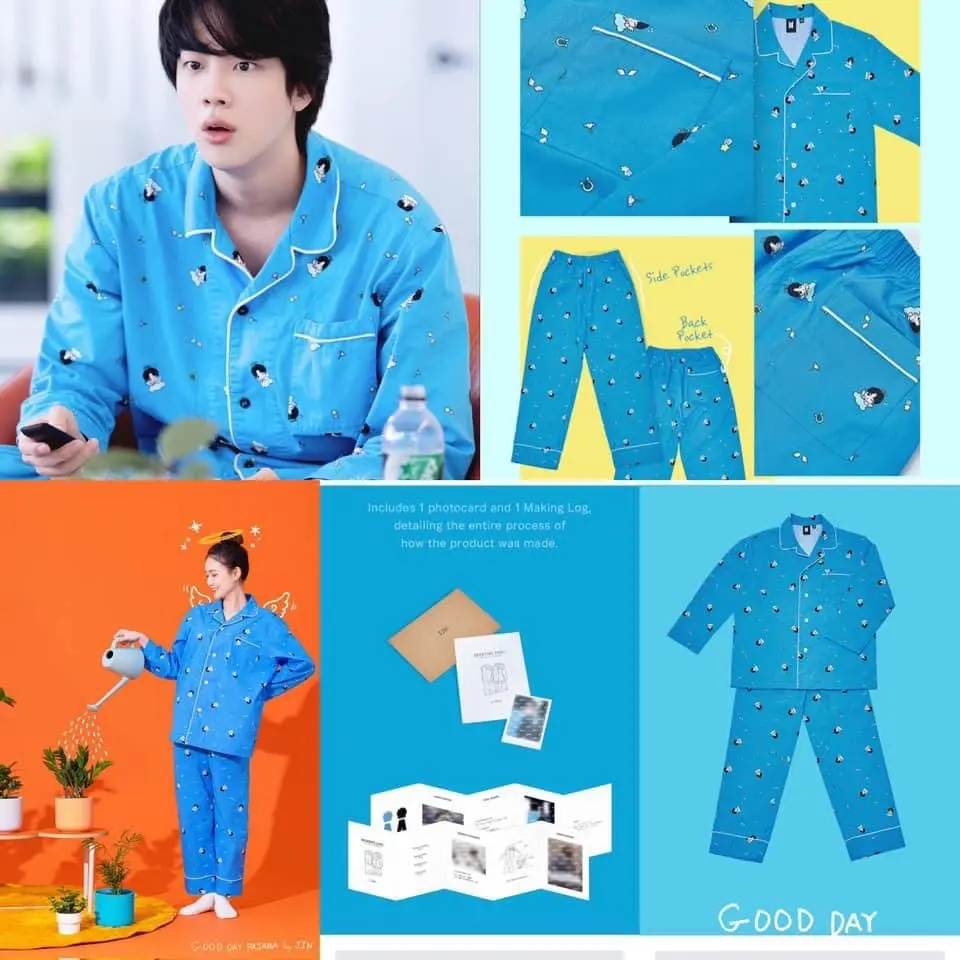 

Пижама Jin Merch, хорошая фотография, зимняя Пижама, плохая фотография