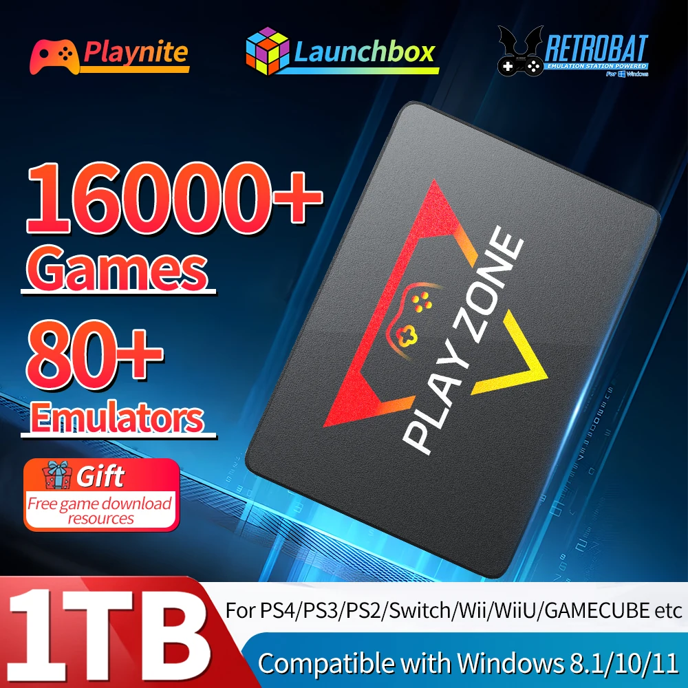 PlayZone 1 ТБ Портативная игровая консоль