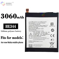 100 orginal high quality replacement battery for nokia new nokia mobile phone he344 mobile phone battery latest product battery