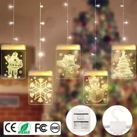 Christmas Lights USB Icicle String Lights Wall Art Lamp Decoration for Home Indoor Wedding Led Curtain Lights Holiday Decor
