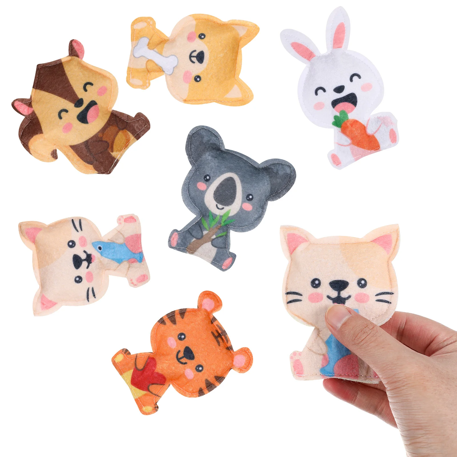 

Cute Cat Toys Funny Interactive Plush Cat Toy Mini Teeth Grinding Catnip Toys Kitten Chewing Squeaky Toy Pets Accessories