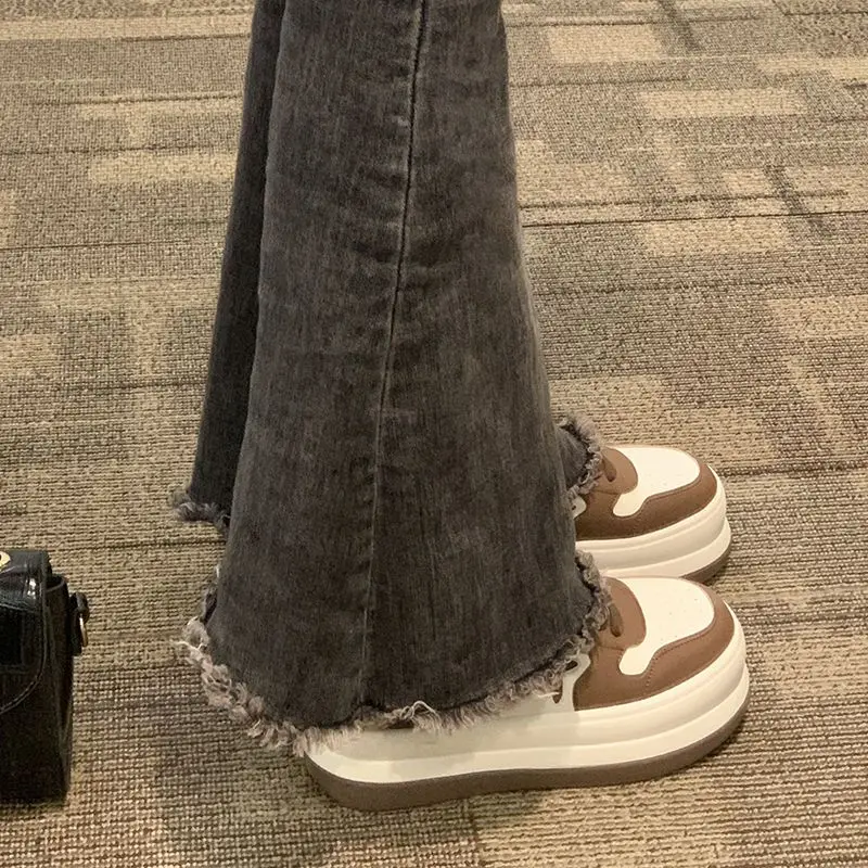 Vintage Platform Sneakers 2023 Spring Women's Sports Shoes Casual Flats Kawaii Black Brown Tennis Female Harajuku Vulcanize