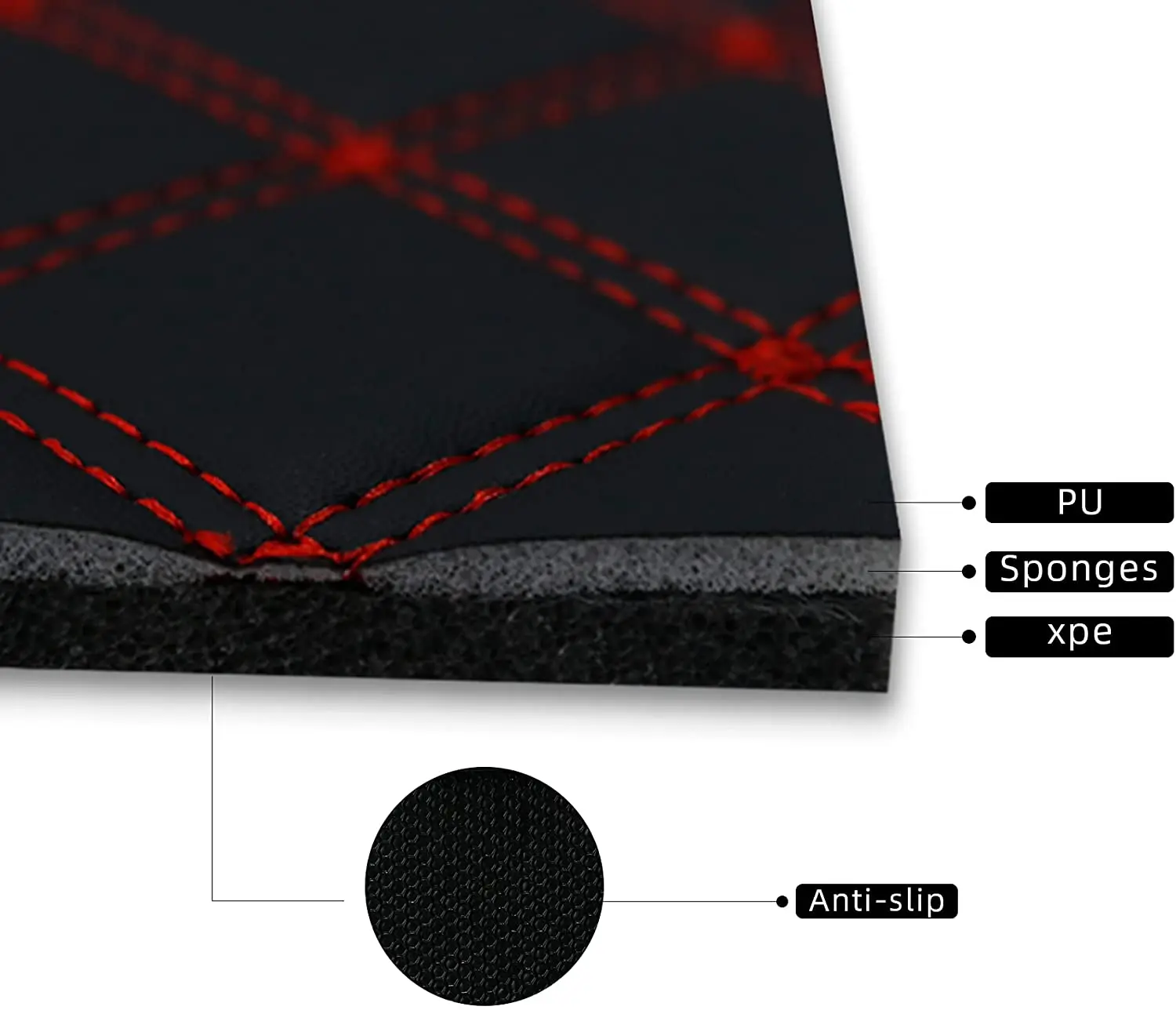 Кожаный коврик для подлокотника автомобиля чехол внутренней подушки защита Honda