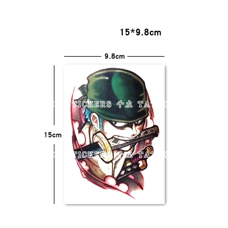 Японское аниме Саурон водостойкие стойкие Временные татуировки на руку темные и