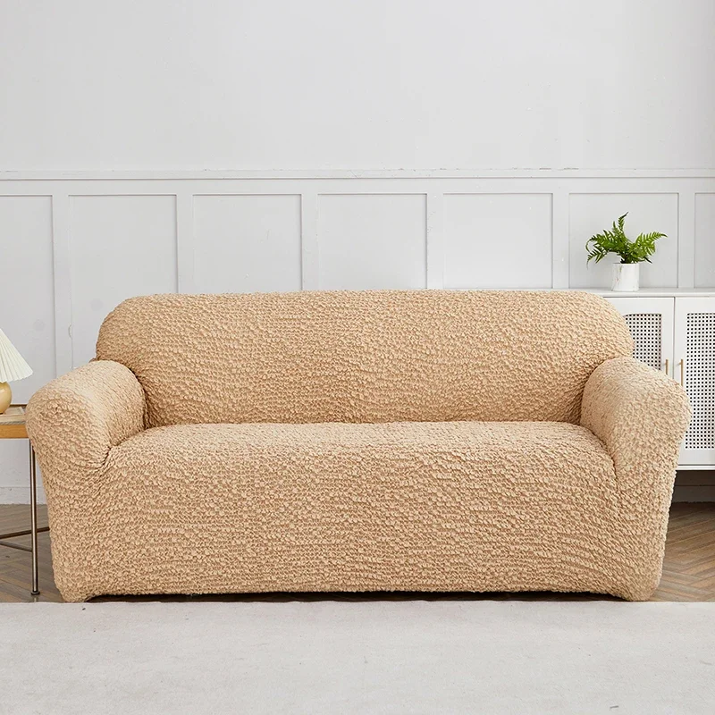 Светоanya морщинистые чехлы для дивана однотонные стула двухместного защита