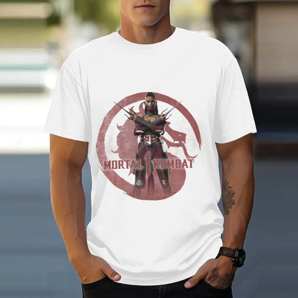 Футболки Mileena Mortal 1 Kombat Outworld Legacy мужские и женские повседневные футболки унисекс