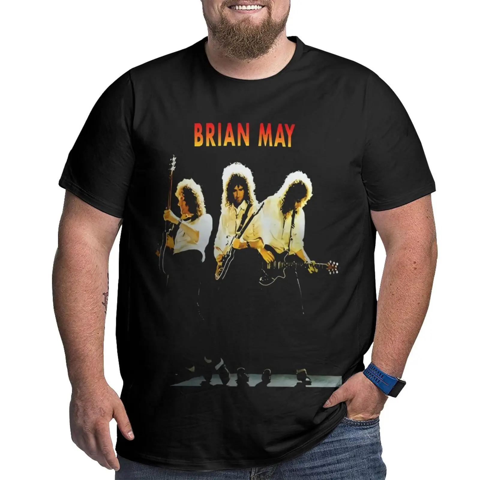

Popular Brian May Back To The Oversized T-Shirt Tee Shirt Men Graphic T Shirts Men's Shirts T Shirt Women Vintage T-Shirts Man