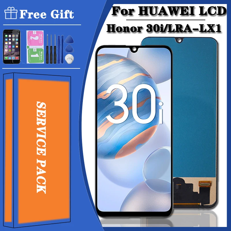 

100%NEW 6.3 For Huawei Y8p 2020 Global / P Smart S AQM-L21 LCD Display Touch Screen for Huawei Enjoy 10s LCD/ Honor 30i Display