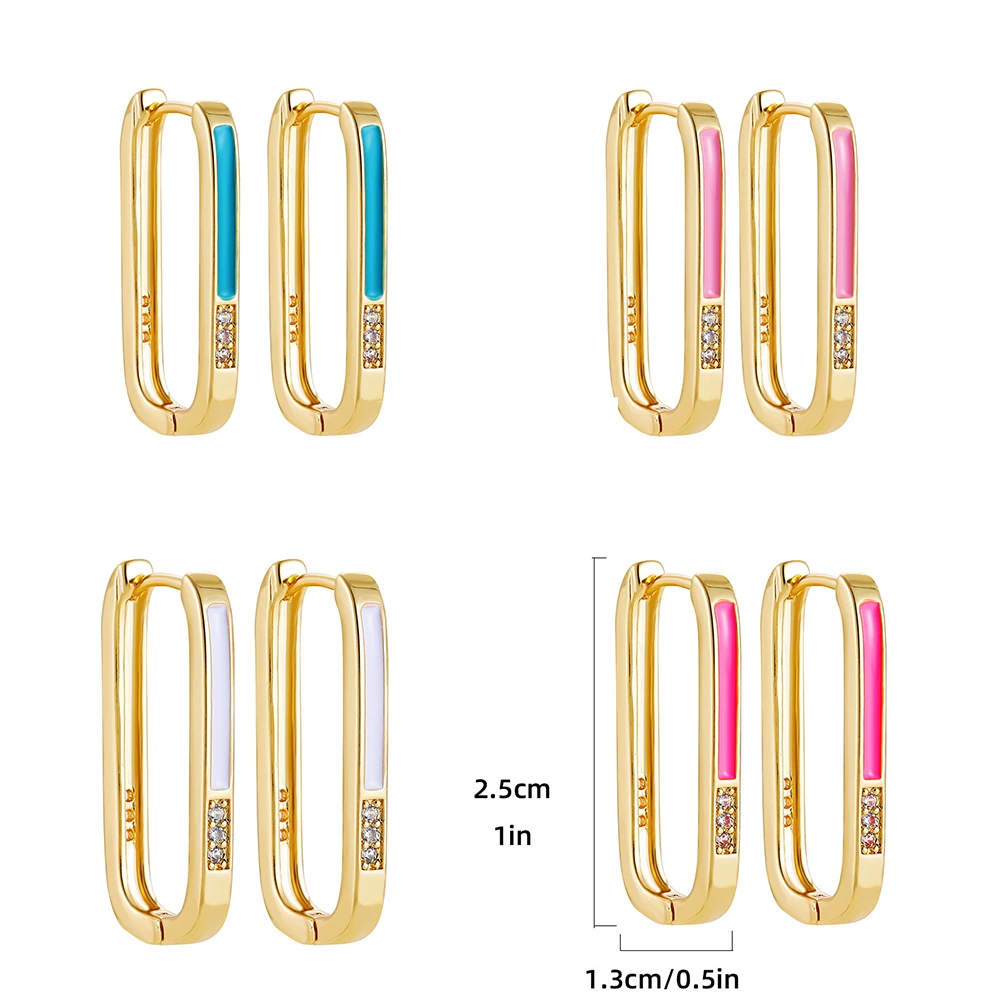 

Новые яркие масляные серьги-подвески для женщин