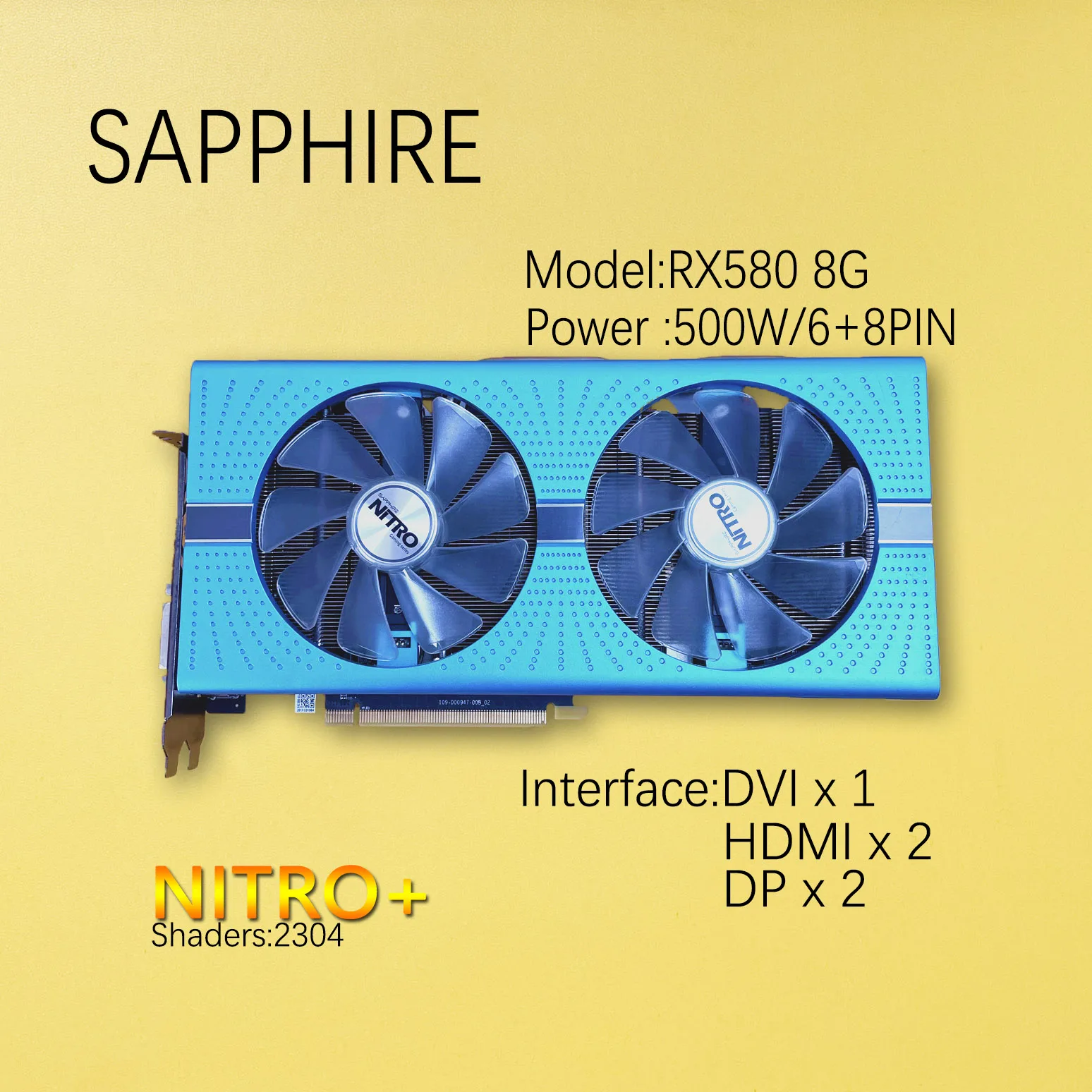 Видеокарта SAPPHIRE RX580 8G RX590 8 Гб Nitro 5500XT 5600XT 5700XT 6700XT 6800XT Vega56 64 графика AMD |