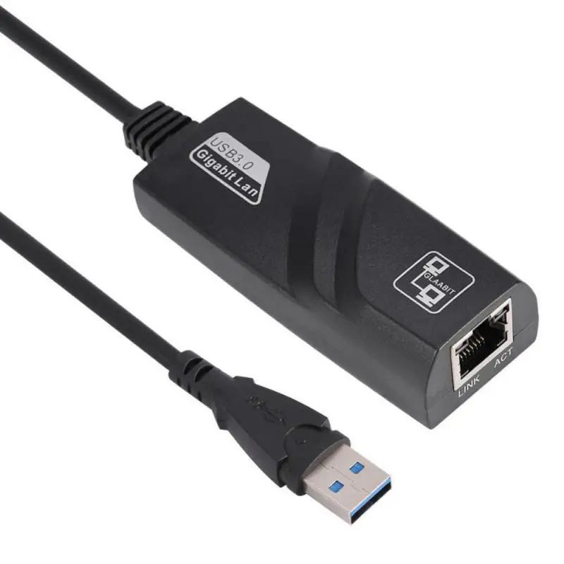

RYRA 10/100/1000 Mbps USB 3.0 To RJ45 LAN Network Card Usb 3.0 Gigabit Ethernet Adapter For PC Laptop Windows
