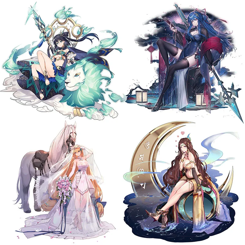 Three Ratels CB15 Ark Order Personalized Game Wall Sticker Lovely Girls Anime Decal Waterproof Self-adhesive
