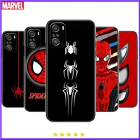 2022 spiderman phone case for xiaomi redmi 11 lite pro ultra 10 9 8 mix 4 fold 10t black cover silicone back prett