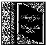 2022 you and me thank you save the date stencils diy scrapbook photo album craft paper card making embossing decoration template