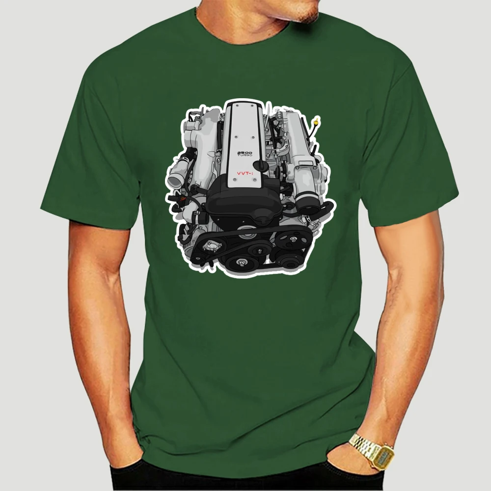 

1Jz-Motor Turbo Intercooler, camisetas casuales divertidas, estilo de verano, 6691X, novedad de 2019