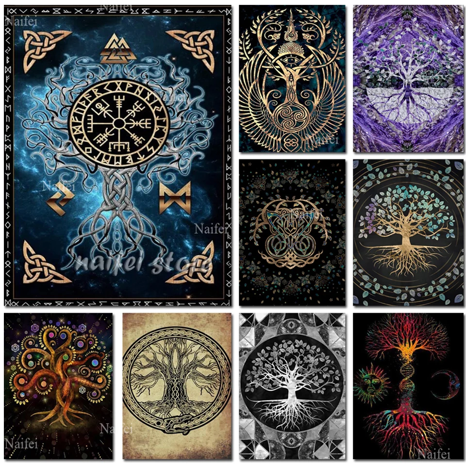 Алмазная живопись с мультяшными персонажами из мультфильма Семья Диснея |