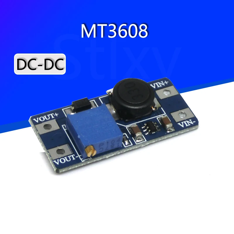 Повышающий Модуль питания MT3608 DC-DC максимальная выходная мощность 28 в 2 А
