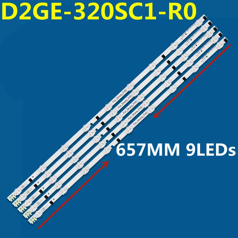 25 шт. 657 мм светодиодная подсветка для Sha rp-FHD 32 2013SVS32H D2GE-320SC1-R0 UE32F5000AK UE32f5500AW UE32F5700