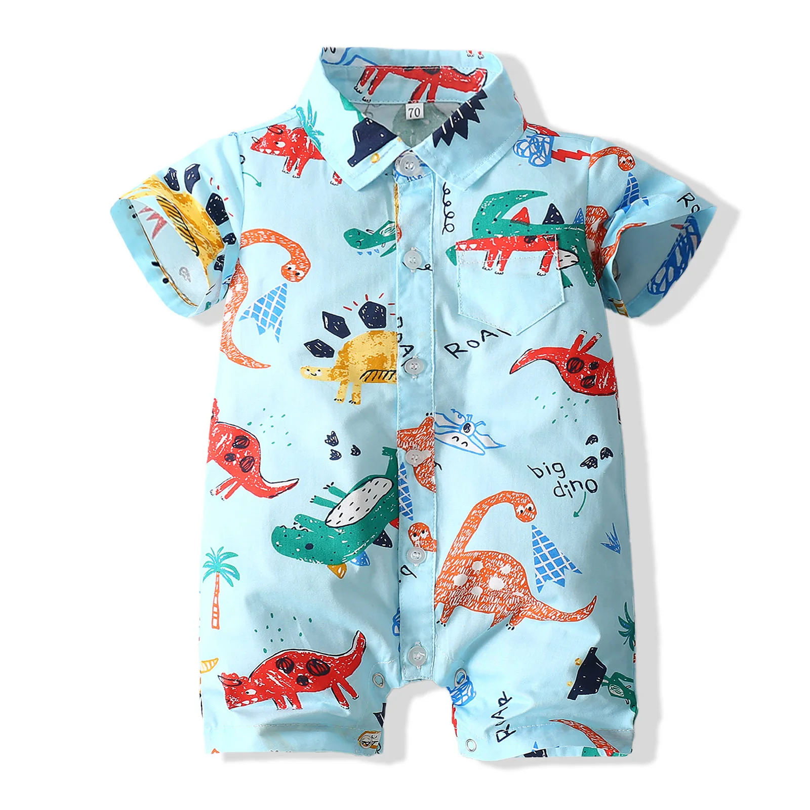 

Soft Baby Rompers Cotton Cute Rompers One-Piece Cartoon Newborn Baby Items 6 9 12 18 24 Months Ins Popular Baby Clothes for Boy