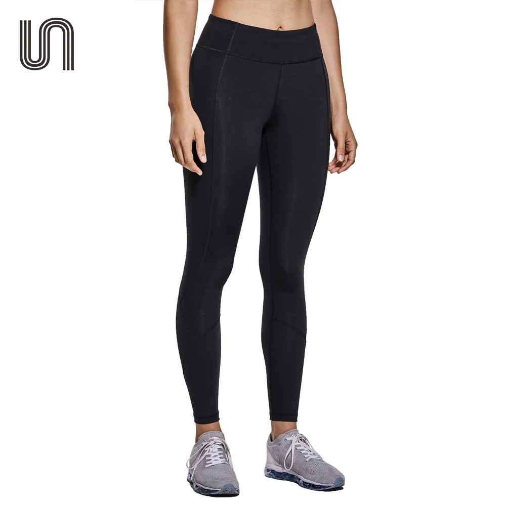 

Non See-Through Mid Rise Athletic Compression Leggings Women 7/8 Length Hugged Feeling Workout Tights - 25 Inches
