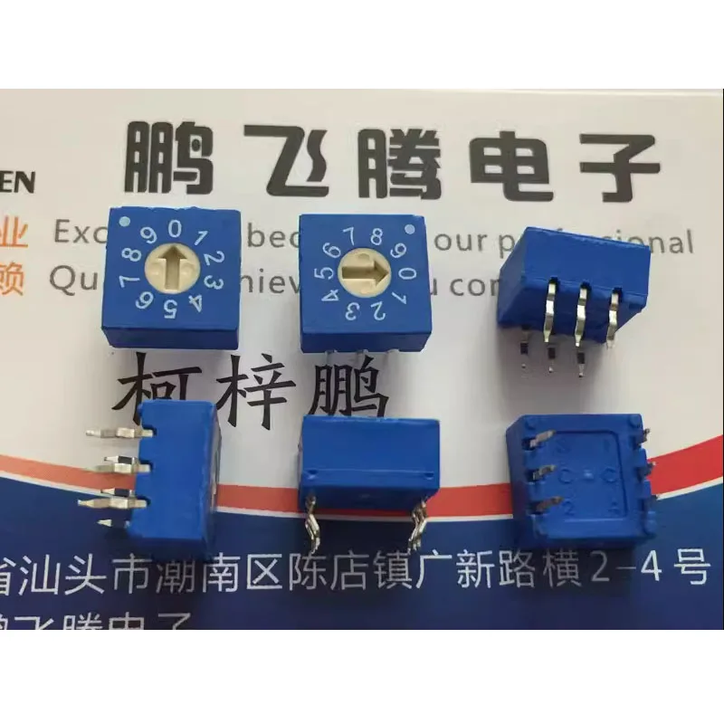 1 шт./лот подлинный Тайвань ERD110RSZ 0-9/10 позиционный поворотный переключатель кода 3:3