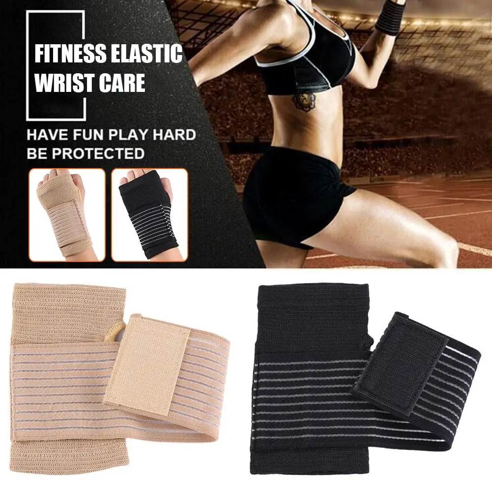 

1 Pair Wrist Support Hand Brace Gym Gloves Wrist Wrist Sports Band Protector Thick Safety Unisex Durable Protective J4y0