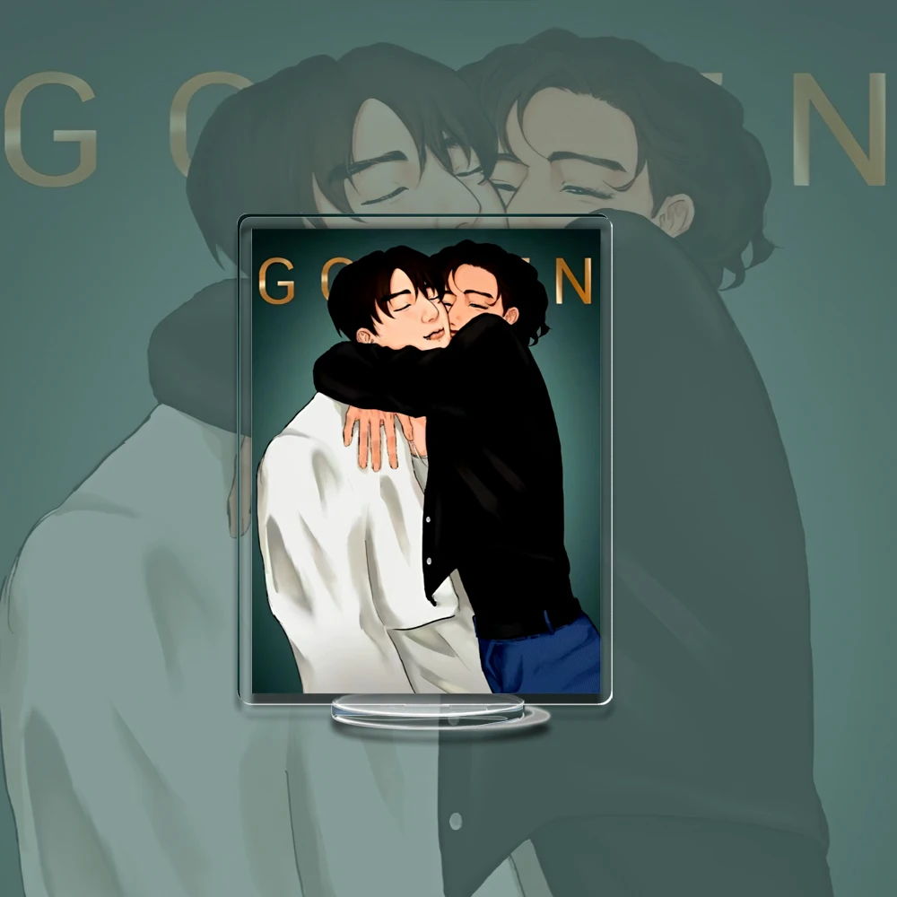 

8 см акриловый Kpop Vkooks Love Standee GOLDEN LAYOVER, подставка для альбома VKOOKS Lightstick, аксессуары для Kpop