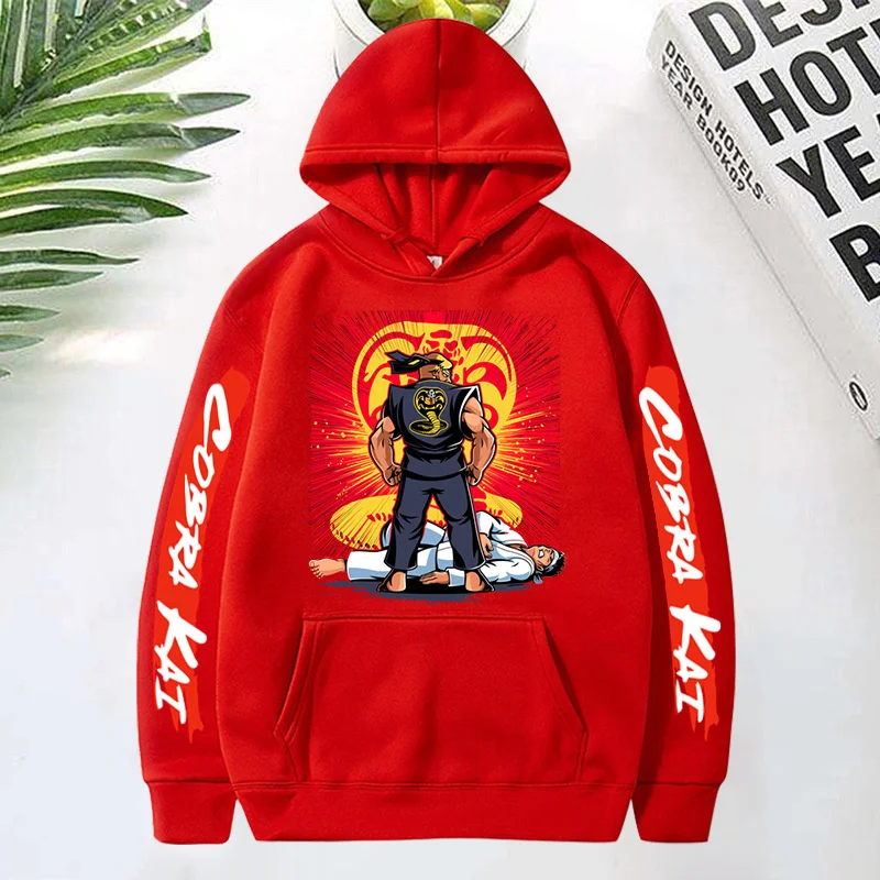 

Толстовки для фильмов и ТВ Hikikomori Kai толстовки аниме Кобра Кай плюшевая ткань повседневная одежда детские свитшоты для мальчиков и девочек подарок