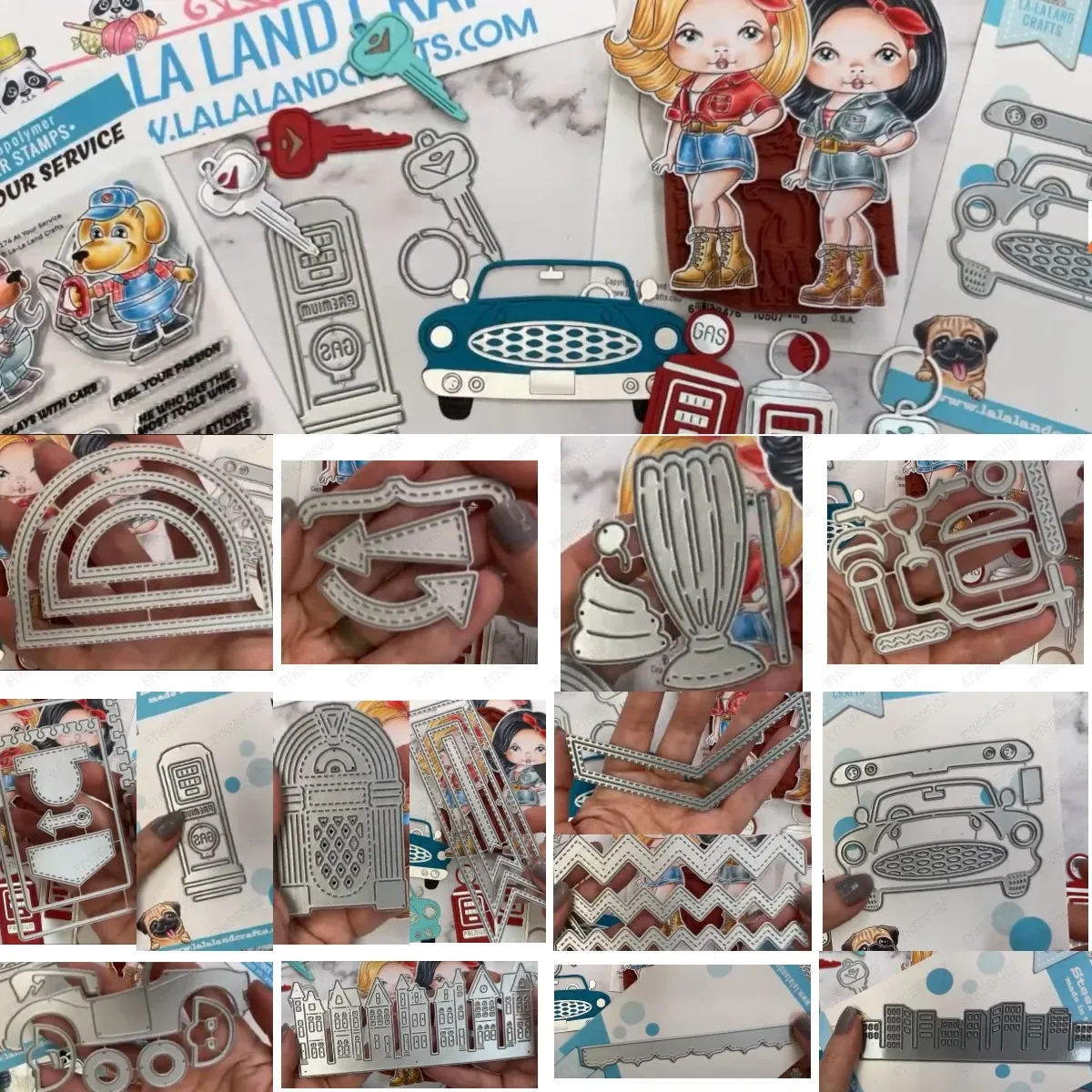 Металлические штампы для скрапбукинга