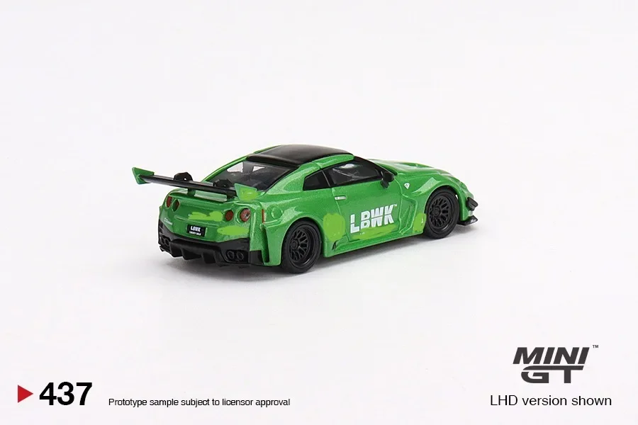 МОДЕЛИ TSM MINIGT # 437 1:64 NISSAN 35GT-RR Ver 2 LB-Silhouette WORKS GT Литая под давлением модель гоночного