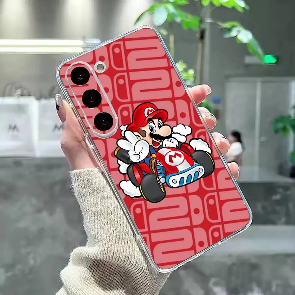 Чехол для телефона Samsung Galaxy A91,80,73,72,71,53,52,32,31,22,21s,20 с рисунком Super T-MarioS Bros, прозрачный чехол (art.: 3920da5abcd94) - 3920da5abcd94