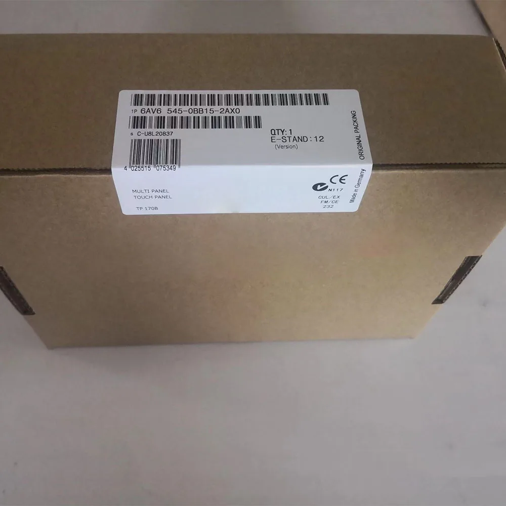 Новый неоткрытый сенсорный экран HMI Siemens 6AV6545-0BB15-2AX0 6AV6 545-0BB15-2AX0 в коробке
