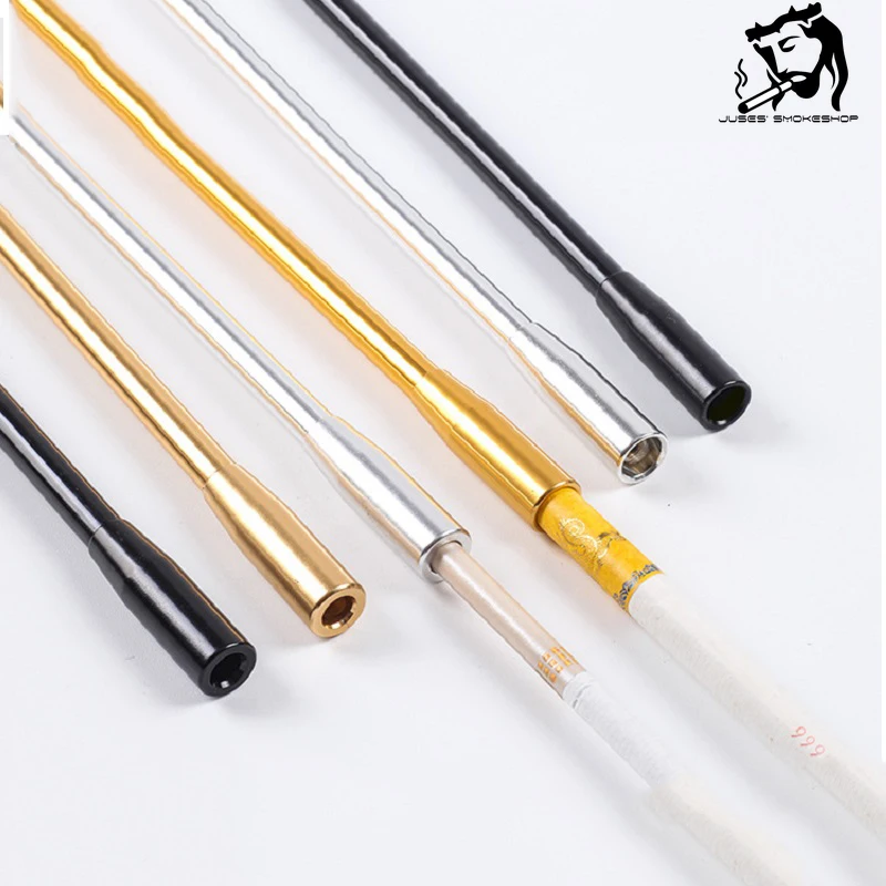 

JUSES' SMOKESHOP New Prom party male / female thickness telescopic smoke rod retro decorative ornaments smoking accessories