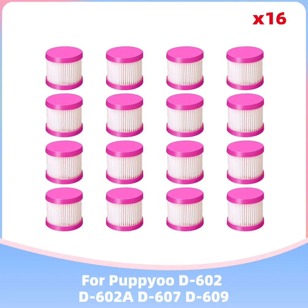 

For Puppyoo D-602 D-602A D-607 D-609 Детали для пылесоса с Hepa-фильтром