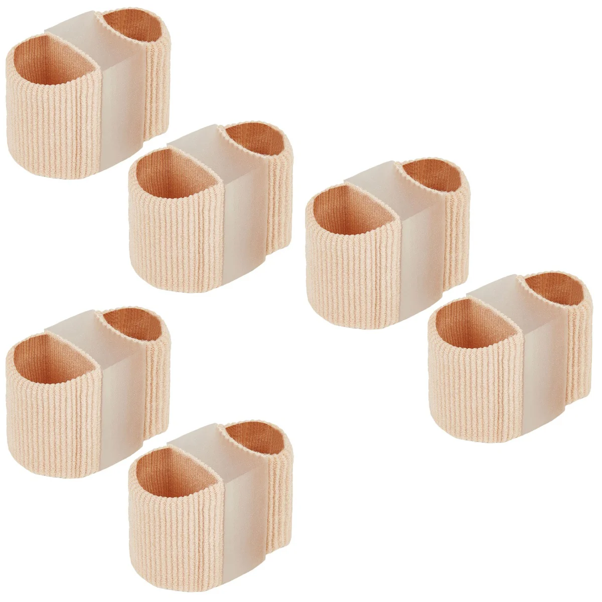 

6 шт., нейлоновые разделители для большого пальца ноги