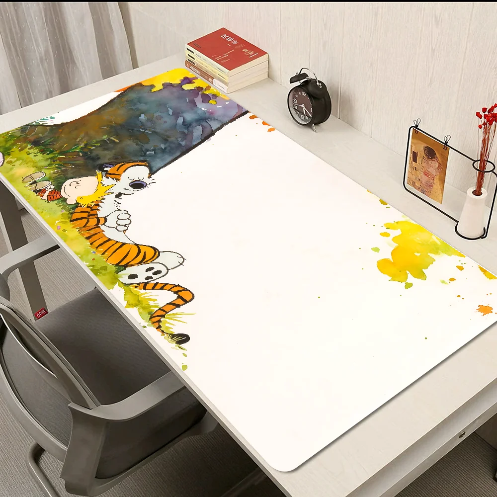 Comic C-Calvin And H-Hobbes Mousepad New Arrivals Large Gaming L XL XXL Gamer Mouse Pad Size For Keyboards Mat