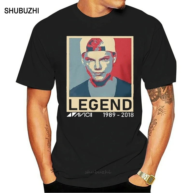 

New RIP AVICII Mens Clothing T-Shirt size S-2XL men cotton tshirt summer brand teeshirt euro size