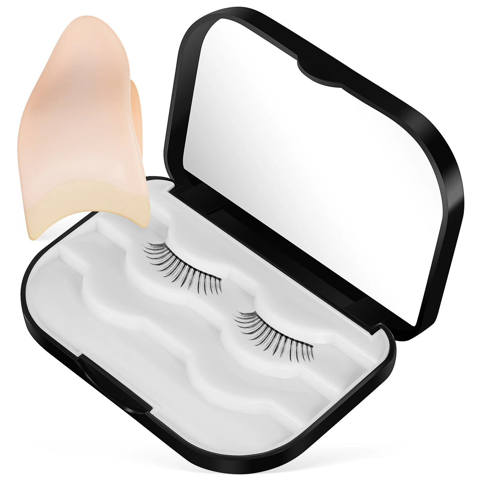 

Magnetic Storage Box Travel Case Eyelash Cases Mirror Boxes Organizer Fake Eyelashes False