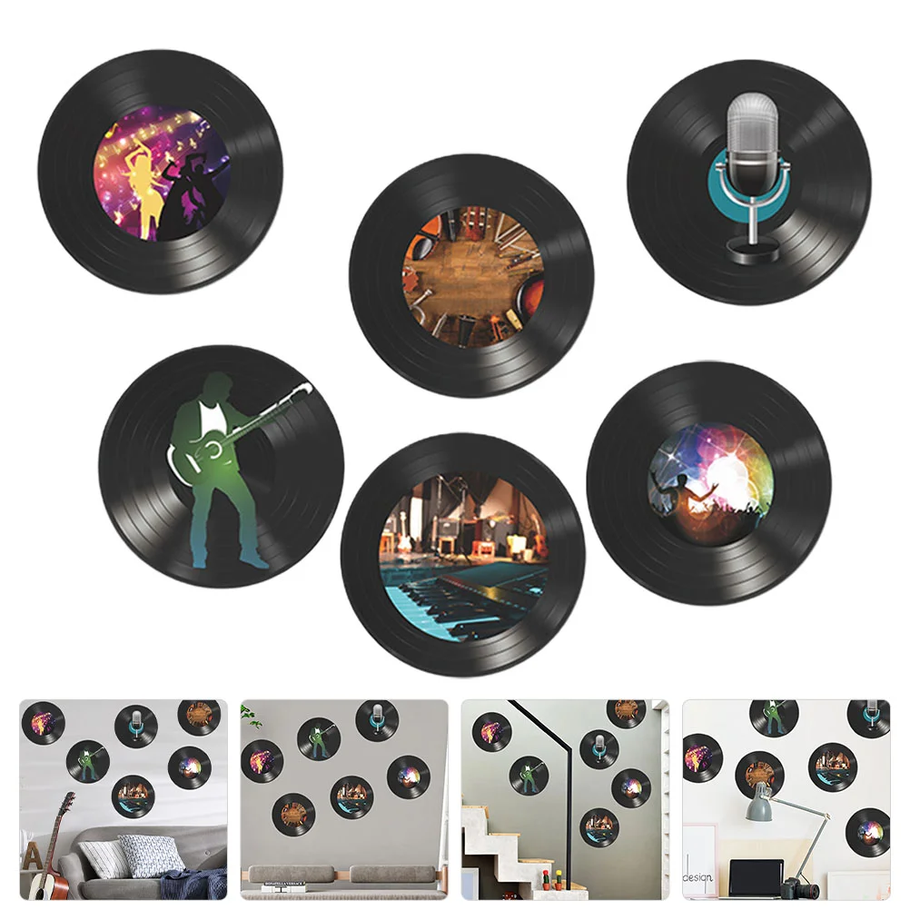 

Wall Records Vinyl Decor Record Party Decorations Decoration Cutouts S Music Theme French Country Roll Retro Decorative Fake