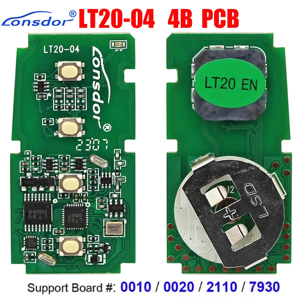 

Умный ключ Lonsdor LT20 LT20-01 LT20-03 LT20-02 LT20-03 LT20-04 LT20-10 8A+4D для Toyota и Lexus Поддержка K518 K518ISE KH100+
