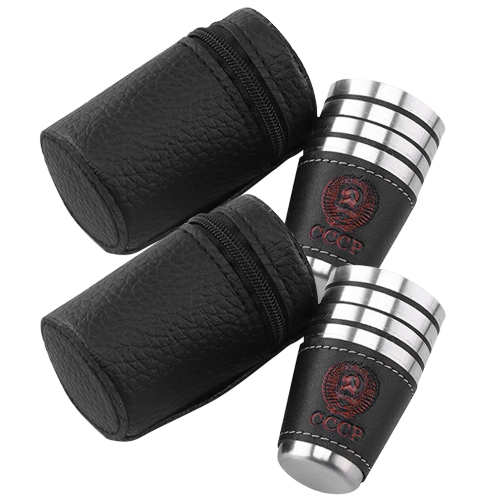 

Glasses Metal Cup Cups Shot Drinking Camping Stainless Steel Pint Beer Tumblers Martini Drink Water Tall Stackable Cocktail
